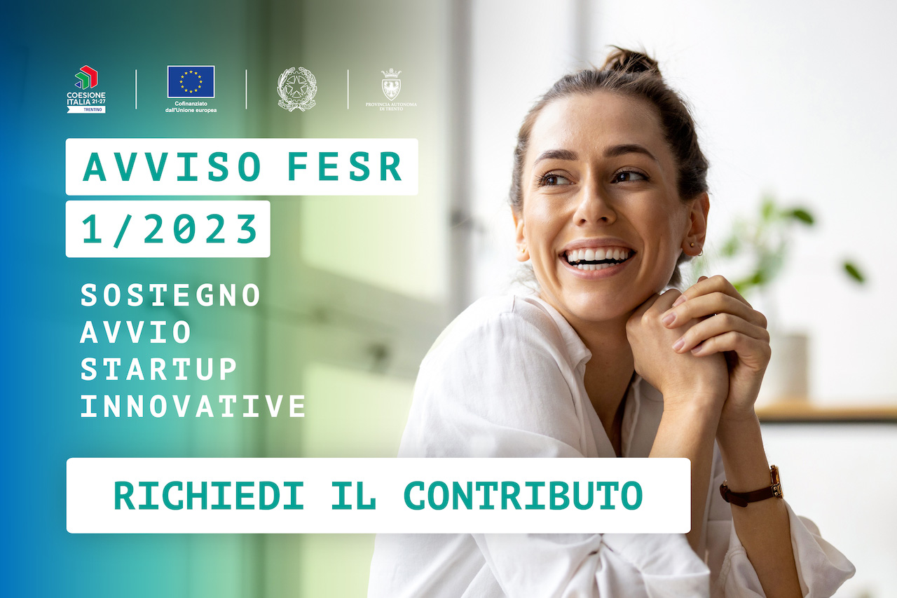 Startup innovative: 350mila euro a fondo perduto per le specializzazioni intelligenti in Trentino
