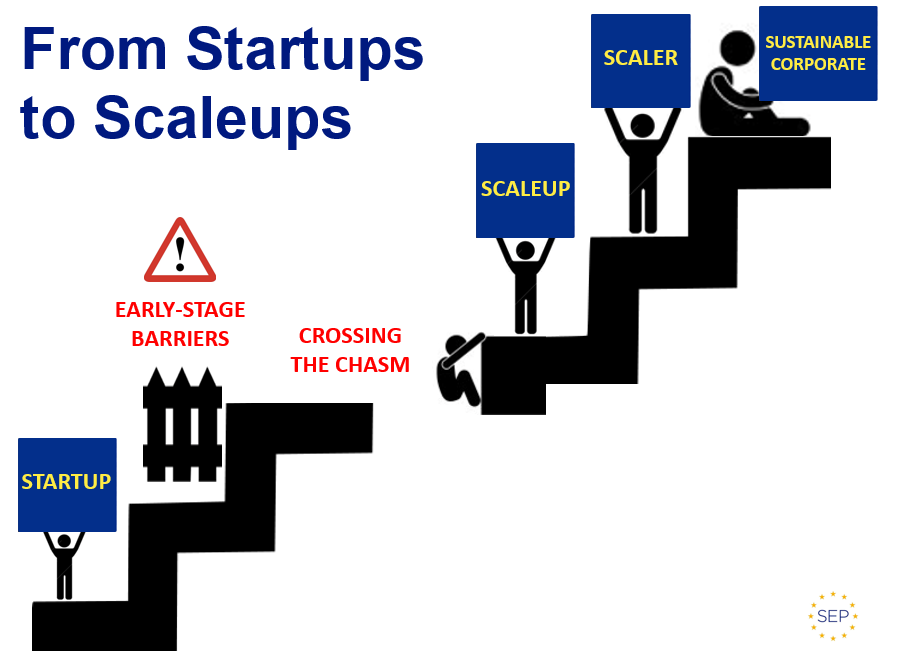 Una scaleup è un'azienda in fase avanzata di crescita, con un modello di business consolidato e orientata alla scalabilità e all'espansione.
