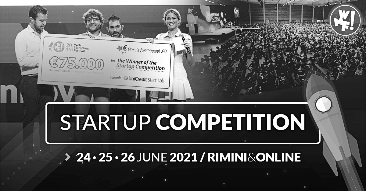 WMF2021, si apre la call della Startup Competition