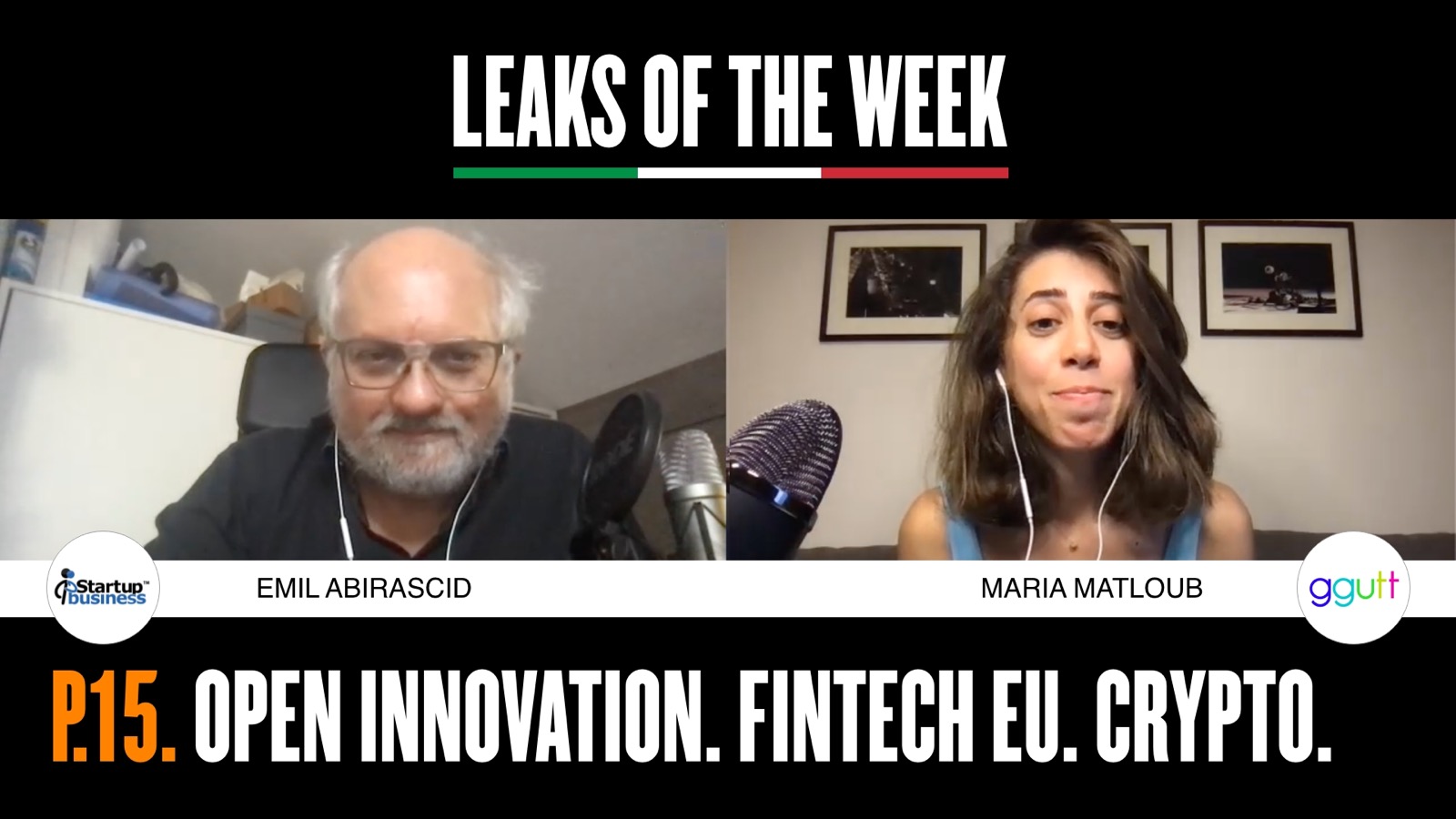 Leaks of the week #15, open innovation, fintech europeo, crypto, fondi