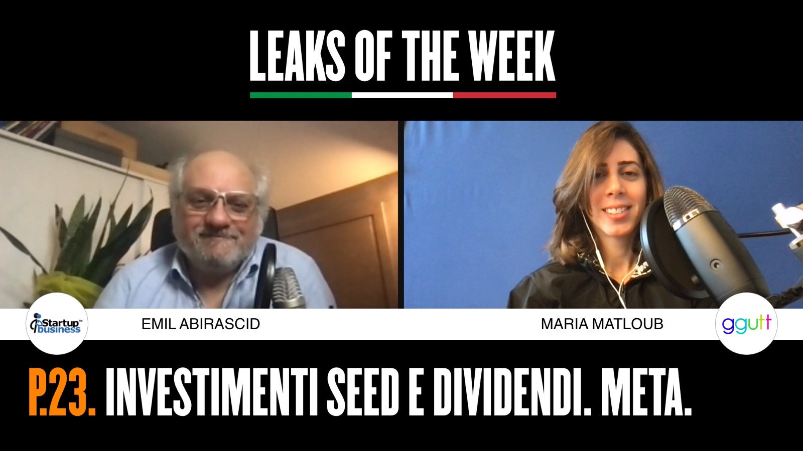 Leaks of the week #23, seed investor, scenari globali, Meta, Amazon