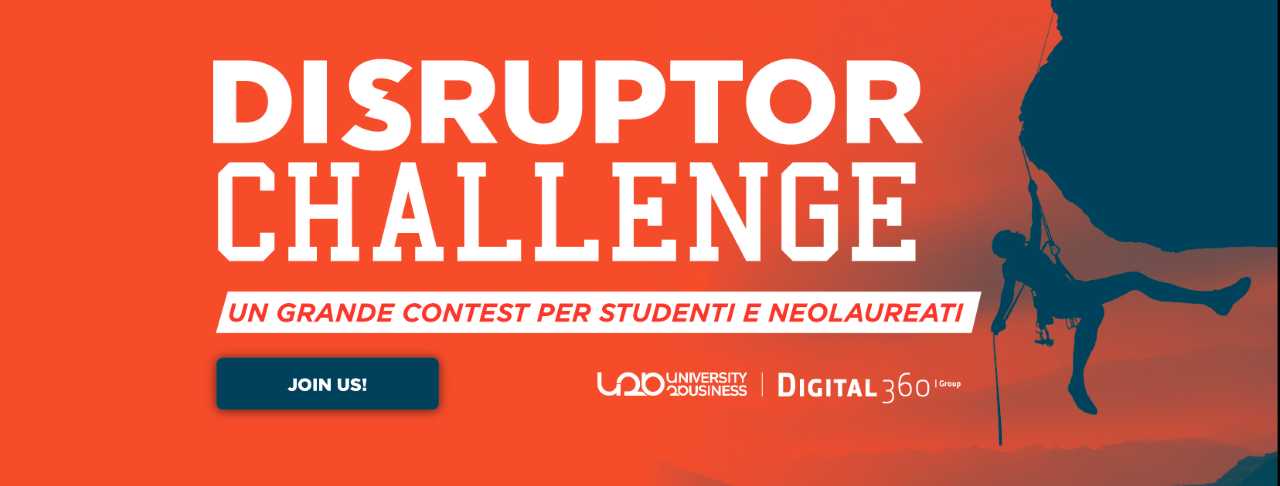 Contest per studenti universitari, arriva Disruptor Challenge