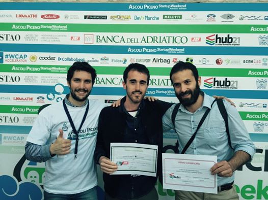 Startup Weekend Ascoli Piceno - team vincitore Kill the Bill