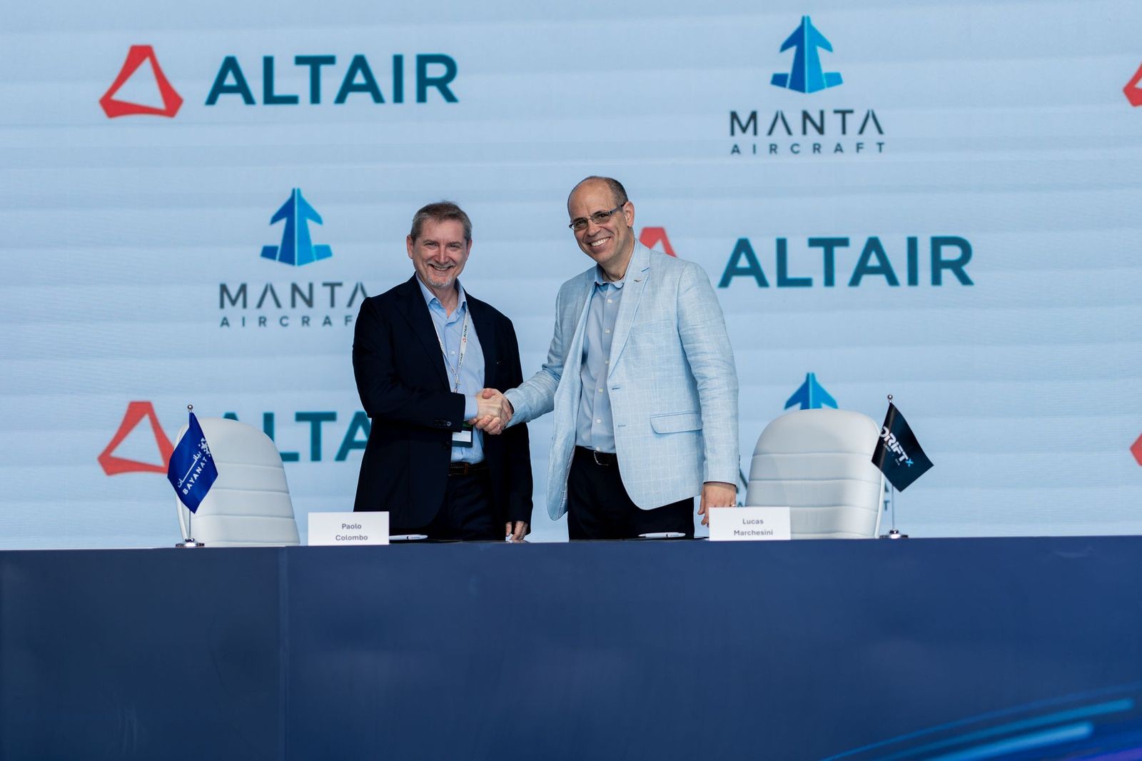 Manta Aircraft ottiene il supporto di Altair